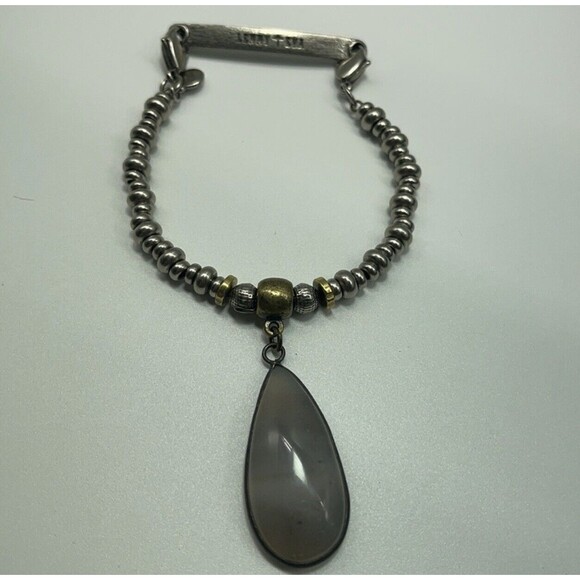 Lenny & Eva Metal & Semi Precious Stone Bracelet New W/O Tags - Picture 3 of 7